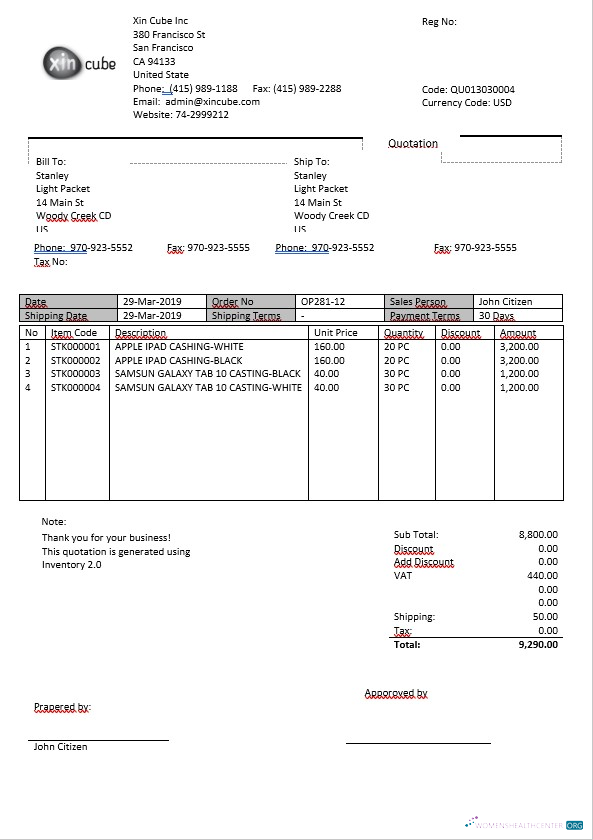 download download USA San Francisco Xincube utility bill template in Word and PDF format PDF template PDF template